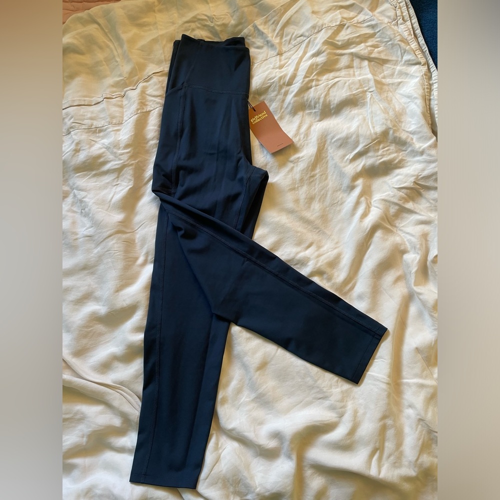NWT Girlfriend Collective Midnight High-Rise Compressive Pocket Leggings M